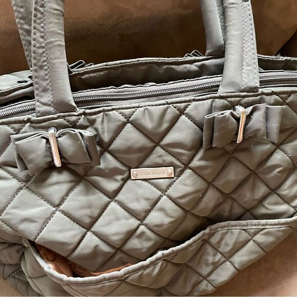 Storksak London Quilted Changing Bag with Attachments - Picture 8 of 16